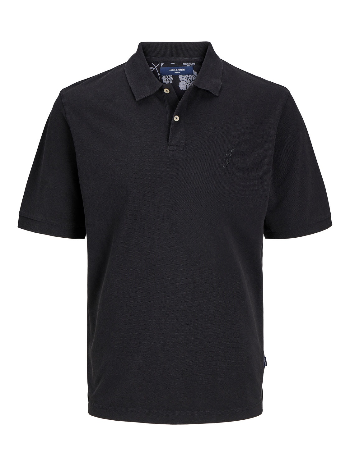 Jack & Jones Gładki Polo T-shirt -Black - 12257315