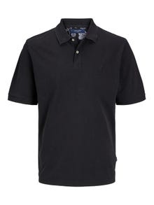 Jack & Jones Vienspalvis Polo kaklas Marškinėliai -Black - 12257315