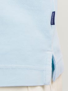 Jack & Jones Einfarbig Polo T-shirt -Cerulean - 12257315