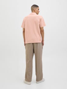 Jack & Jones Plain Shirt Collar Polo -Rose Dust - 12257315