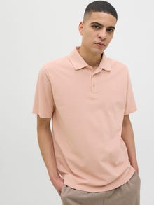 Jack & Jones Plain Shirt Collar Polo -Rose Dust - 12257315