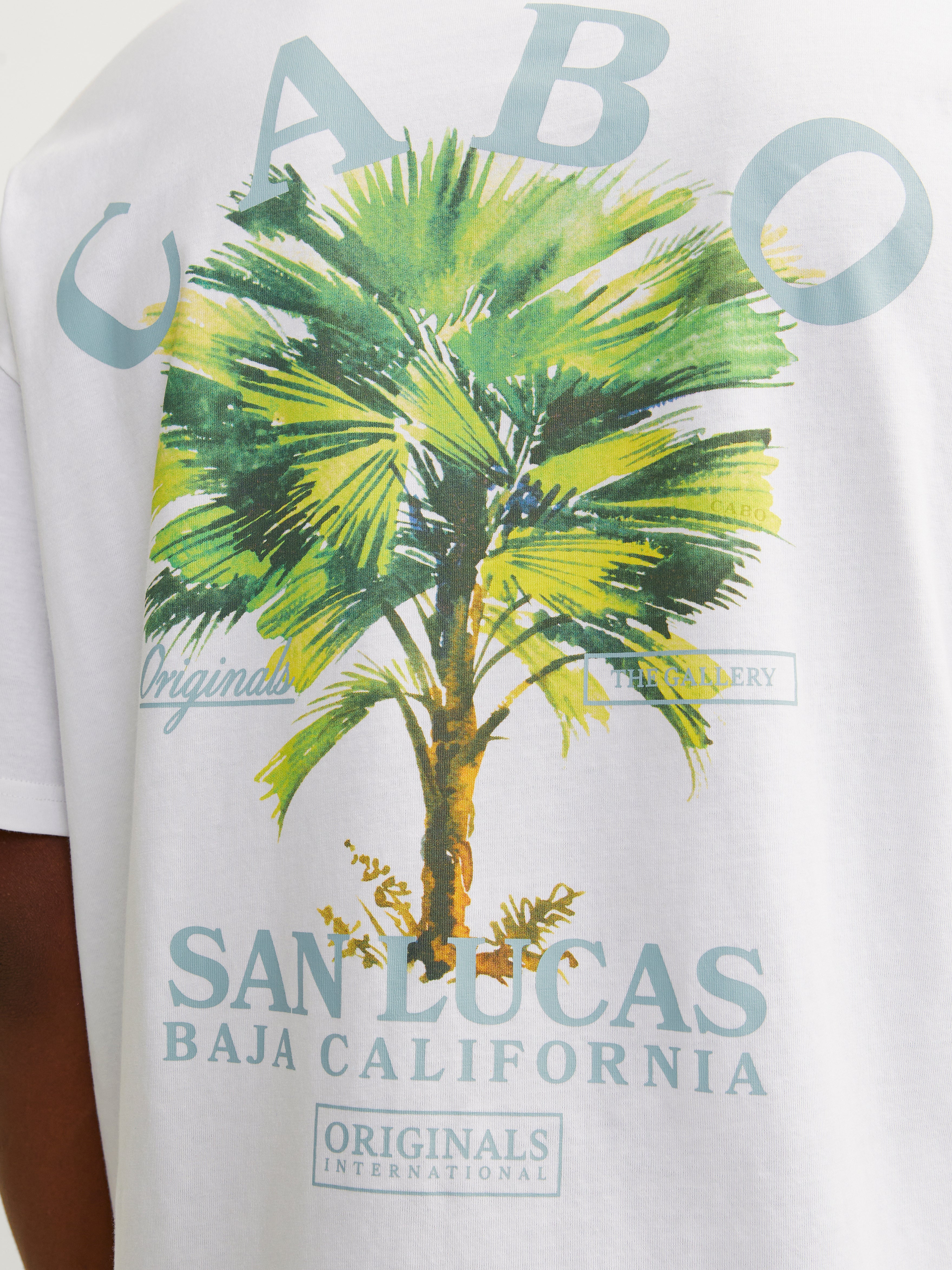 Jack & Jones Bez vzoru Kruhový výstřih Tričko -Bright White - 12257353