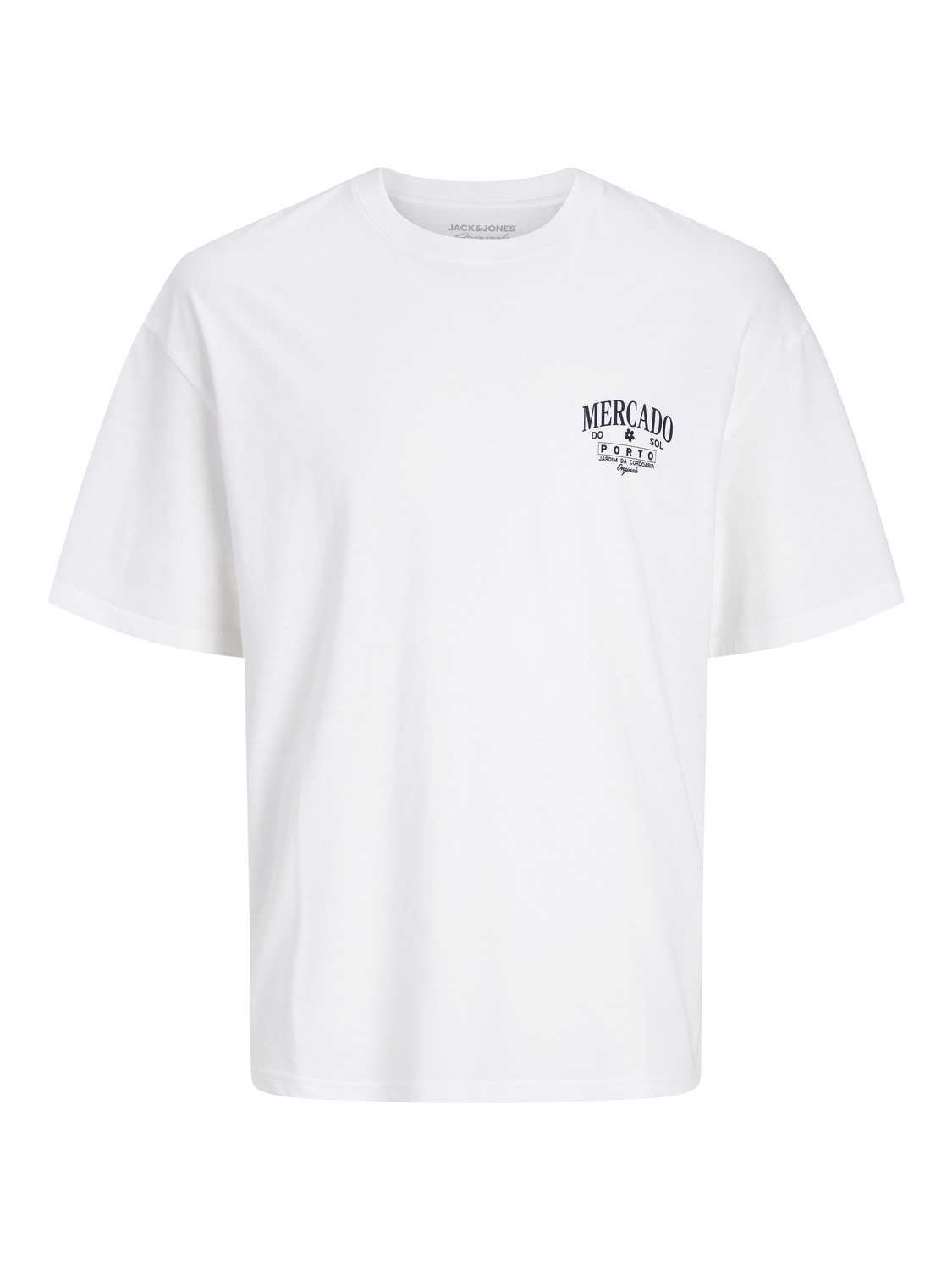 Jack & Jones Effen Ronde hals T-shirt -Bright White - 12257353