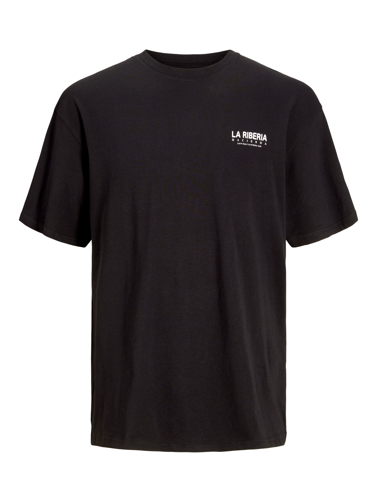 Jack & Jones Einfarbig Rundhals T-shirt -Black - 12257353