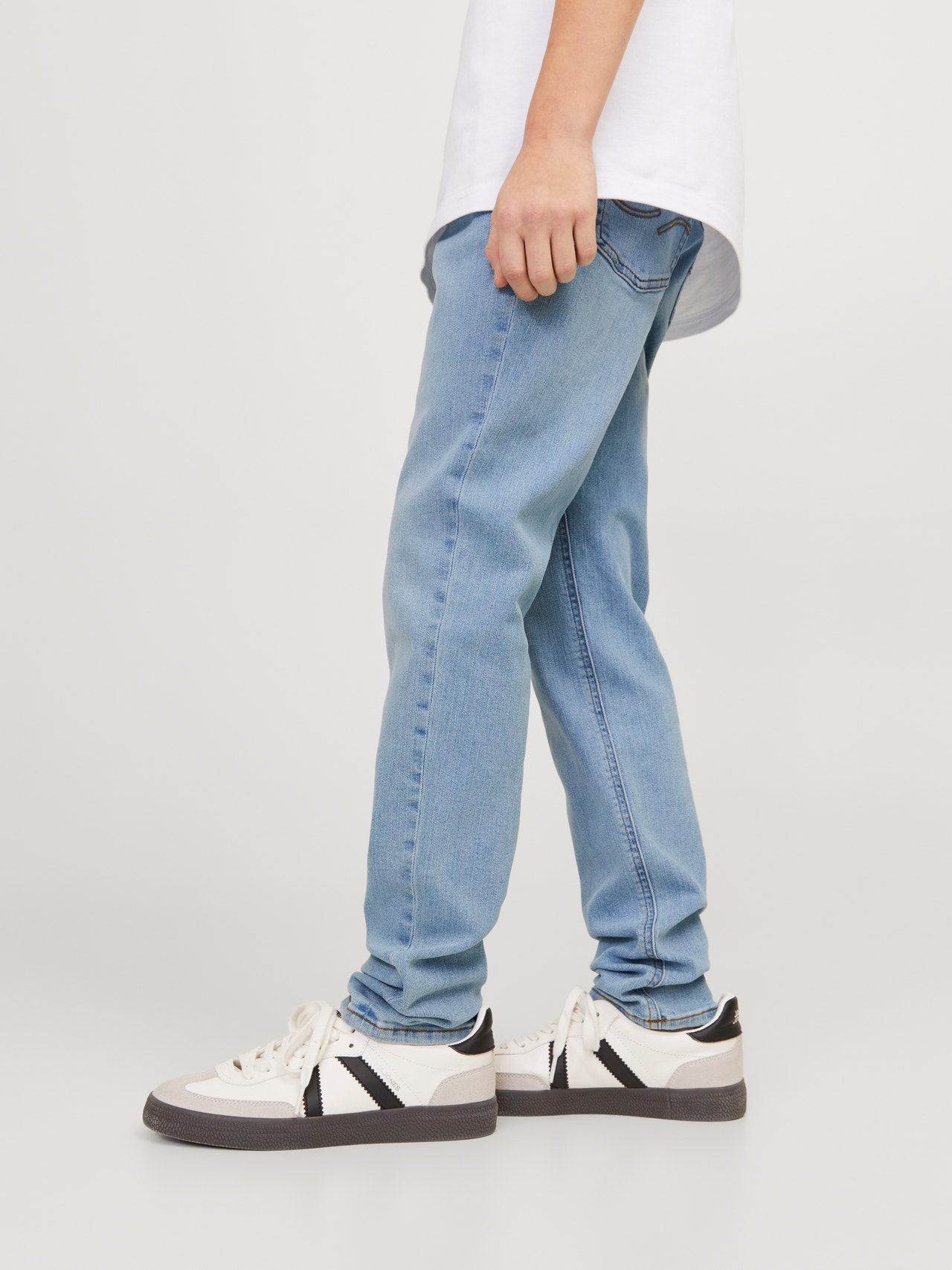 Jack & Jones JJIGLENN JJORIGINAL SQ 730 Slim Fit Jeans Mini -Blue Denim - 12257358