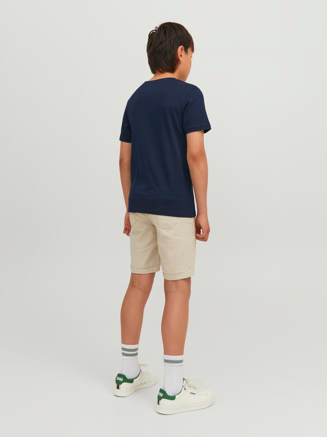 Jack & Jones Printed T-shirt Mini -Navy Blazer - 12257365