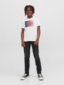 Jack & Jones JJIGLENN JJORIGINAL MF 073 MNI Slim fit Džíny Mini -Black Denim - 12257366