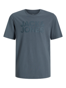Jack & Jones Minipituinen Logo T-paita -Stormy Weather - 12257367