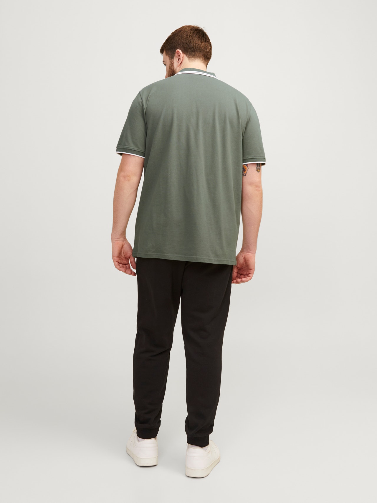 Jack & Jones Plus Size Plain T-shirt -Agave Green - 12257374