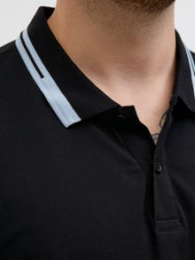 Jack & Jones Plus Size Ensfarvet T-shirt -Black - 12257374