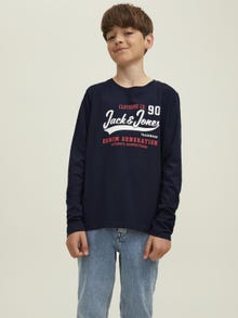 Jack & Jones Trykk T-skjorte Mini -Navy Blazer - 12257376