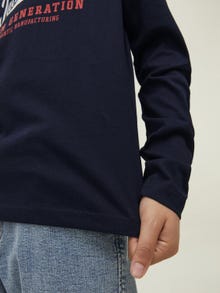Jack & Jones Bedrukt T-shirt Mini -Navy Blazer - 12257376