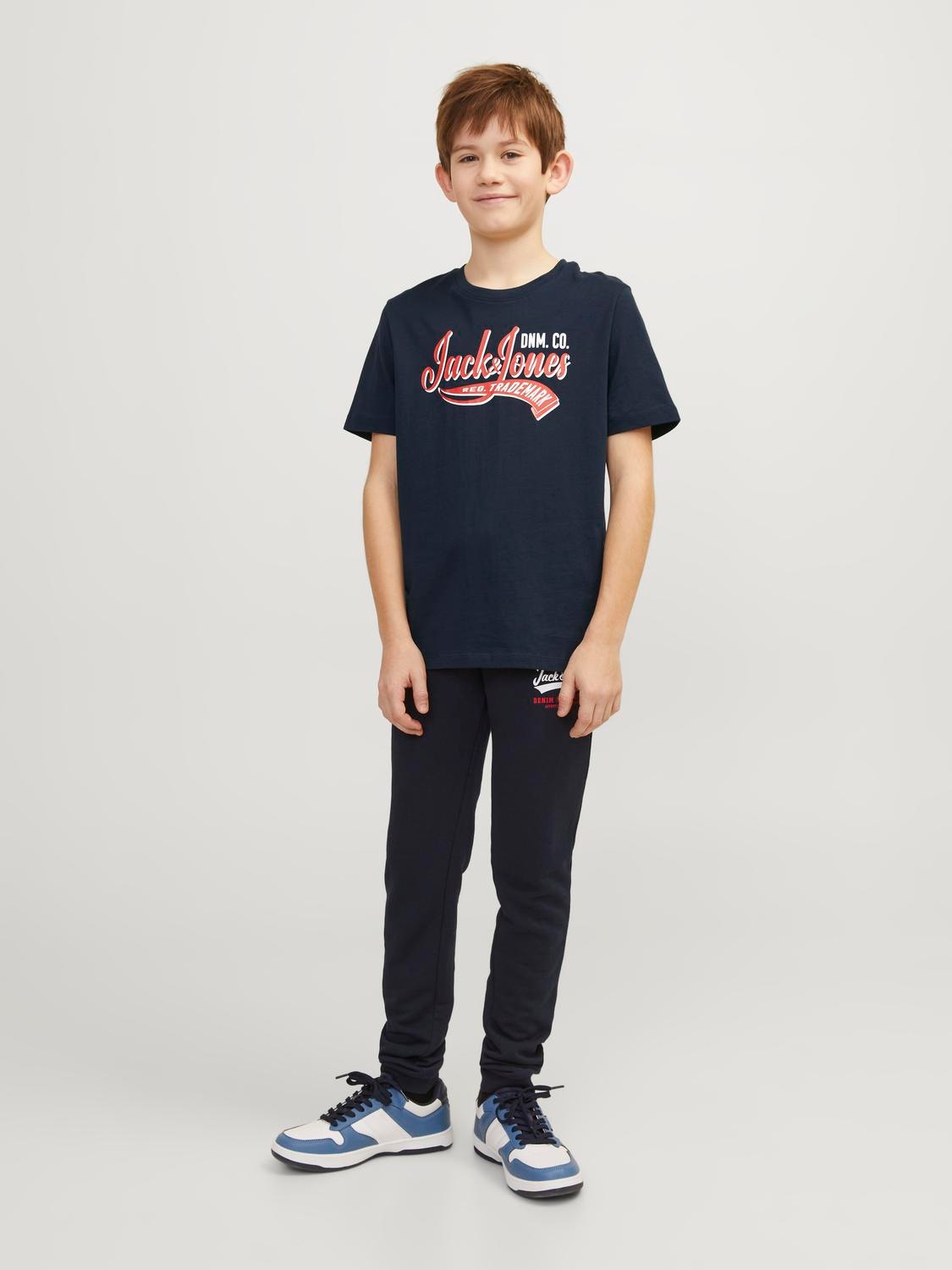 Jack & Jones Gedruckt T-shirt Mini -Navy Blazer - 12257379
