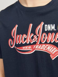 Jack & Jones Minipituinen Painettu T-paita -Navy Blazer - 12257379