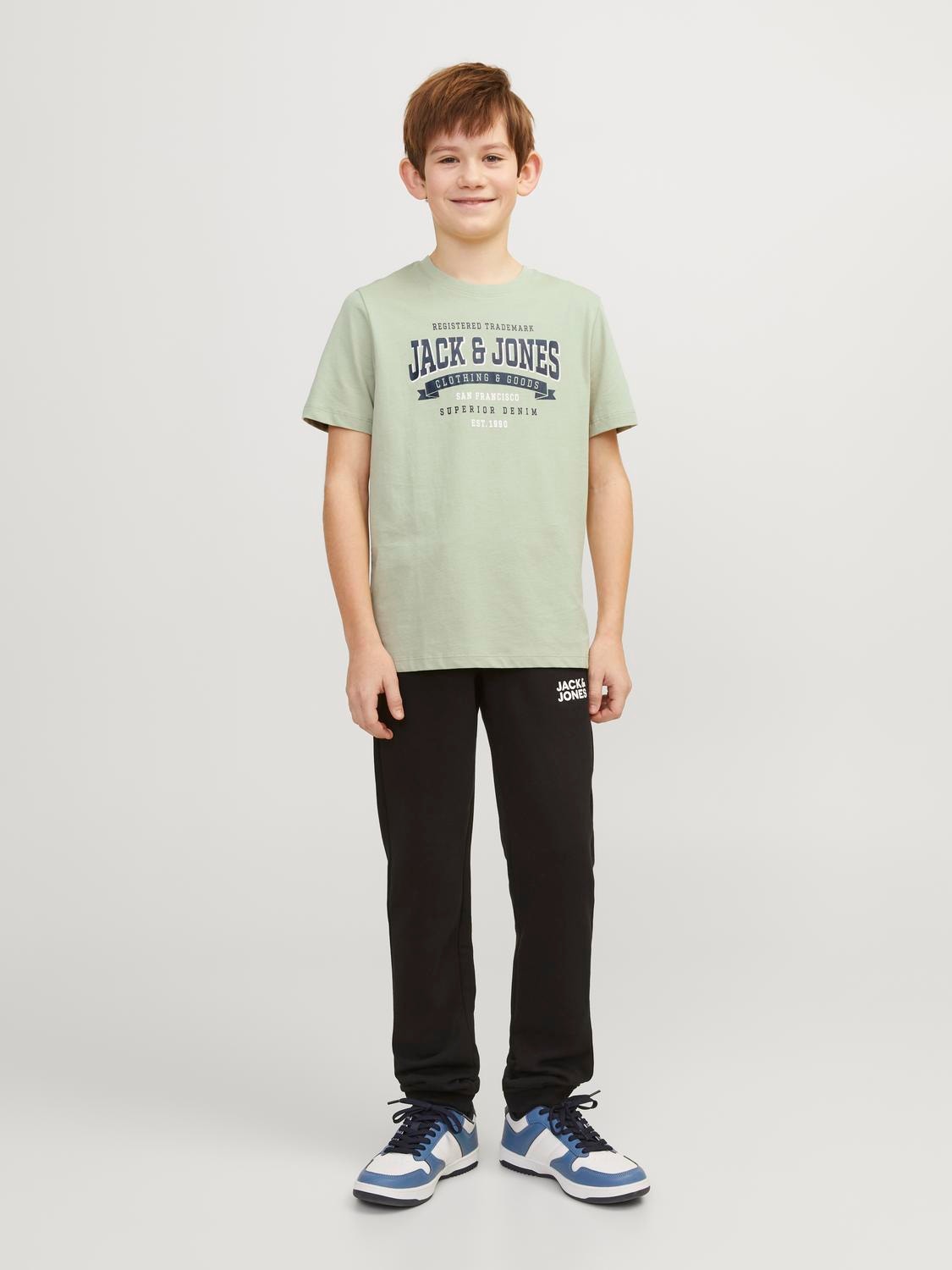 Jack & Jones Printed T-shirt Mini -Desert Sage - 12257379