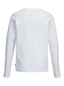 Jack & Jones Enfärgat T-shirt Mini -White - 12257381