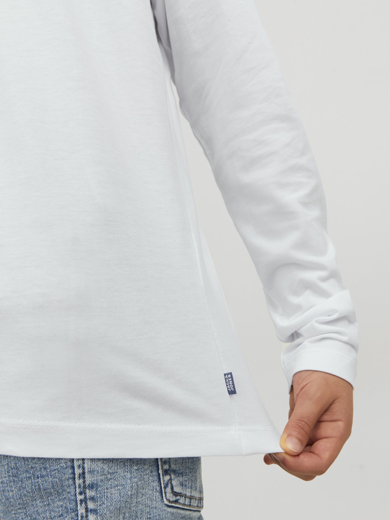 Jack & Jones Bez vzoru Tričko Mini -White - 12257381