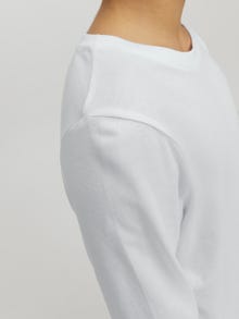 Jack & Jones Ensfarvet T-shirt Mini -White - 12257381