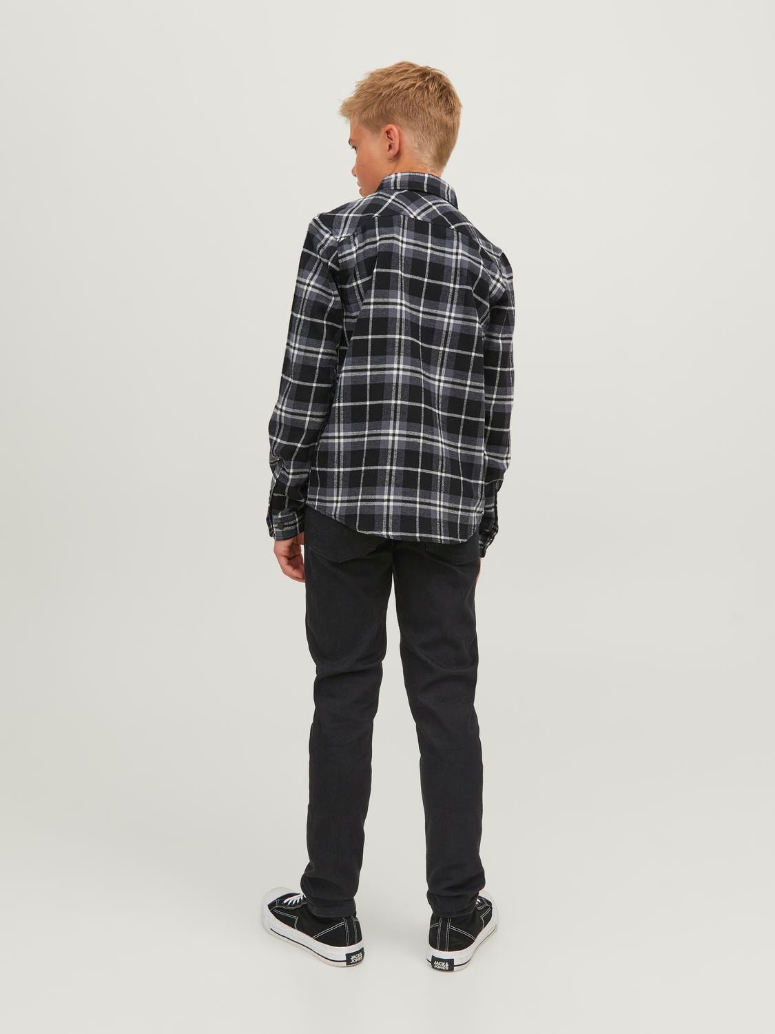 Jack & Jones JJIGLENN JJORIGINAL MF 072 MNI Vaqueros de corte slim Bebés -Black Denim - 12257393