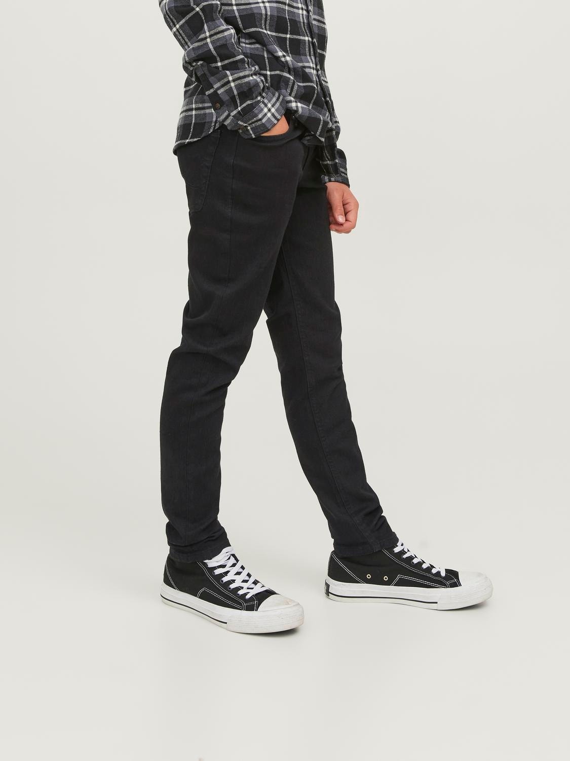 Jack & Jones JJIGLENN JJORIGINAL MF 072 MNI Jeans slim fit Mini -Black Denim - 12257393