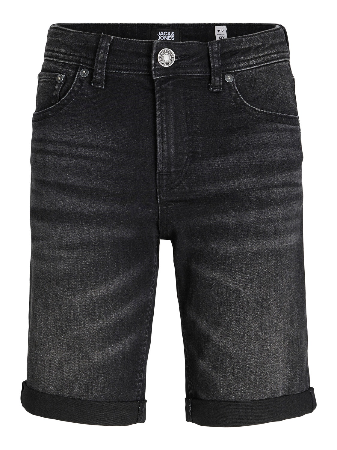 Jack & Jones Regular Fit Regular fit Lühikesed püksid Mini -Black Denim - 12257394