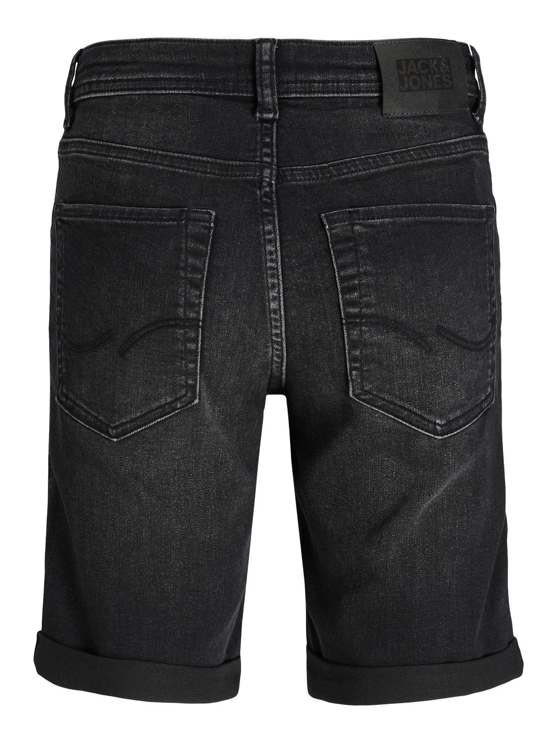 Jack & Jones Minipituinen Regular Fit Regular fit -shortsit -Black Denim - 12257394