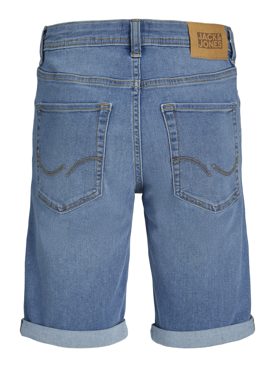 Jack & Jones Regular Fit Farmer rövidnadrág Mini -Blue Denim - 12257395