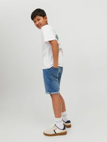 Jack & Jones Regular Fit Shorts med normal passform Mini -Blue Denim - 12257395