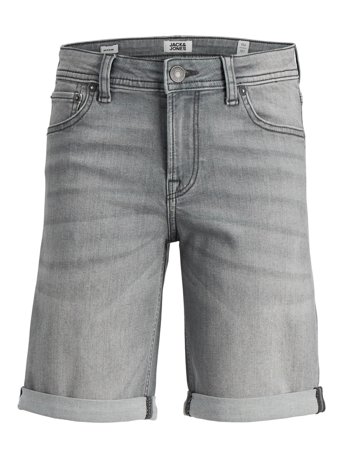 Jack & Jones Regular Fit Regular fit Rövidnadrág Mini -Grey Denim - 12257396