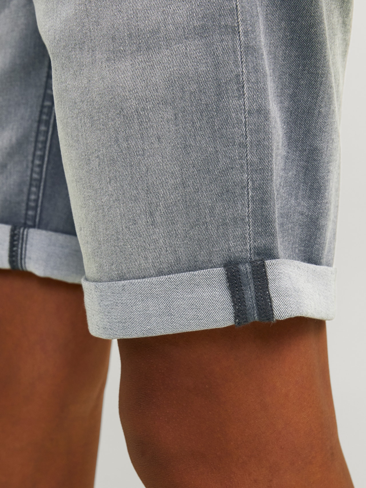 Jack & Jones Regular Fit Shorts med normal passform Mini -Grey Denim - 12257396