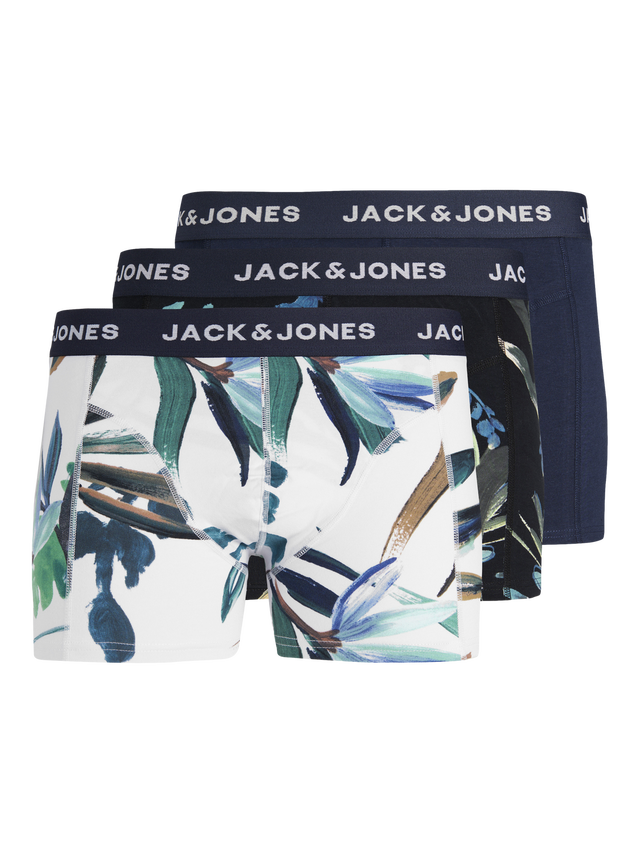 Jack & Jones Plus Size Paquete de 3 Boxers - 12257400