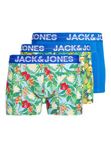 Jack & Jones Plus Size 3-pak Trunks -Victoria Blue - 12257402