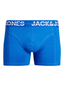 Jack & Jones Μεγάλο μέγεθος 3-συσκευασία Κοντό παντελόνι -Victoria Blue - 12257402