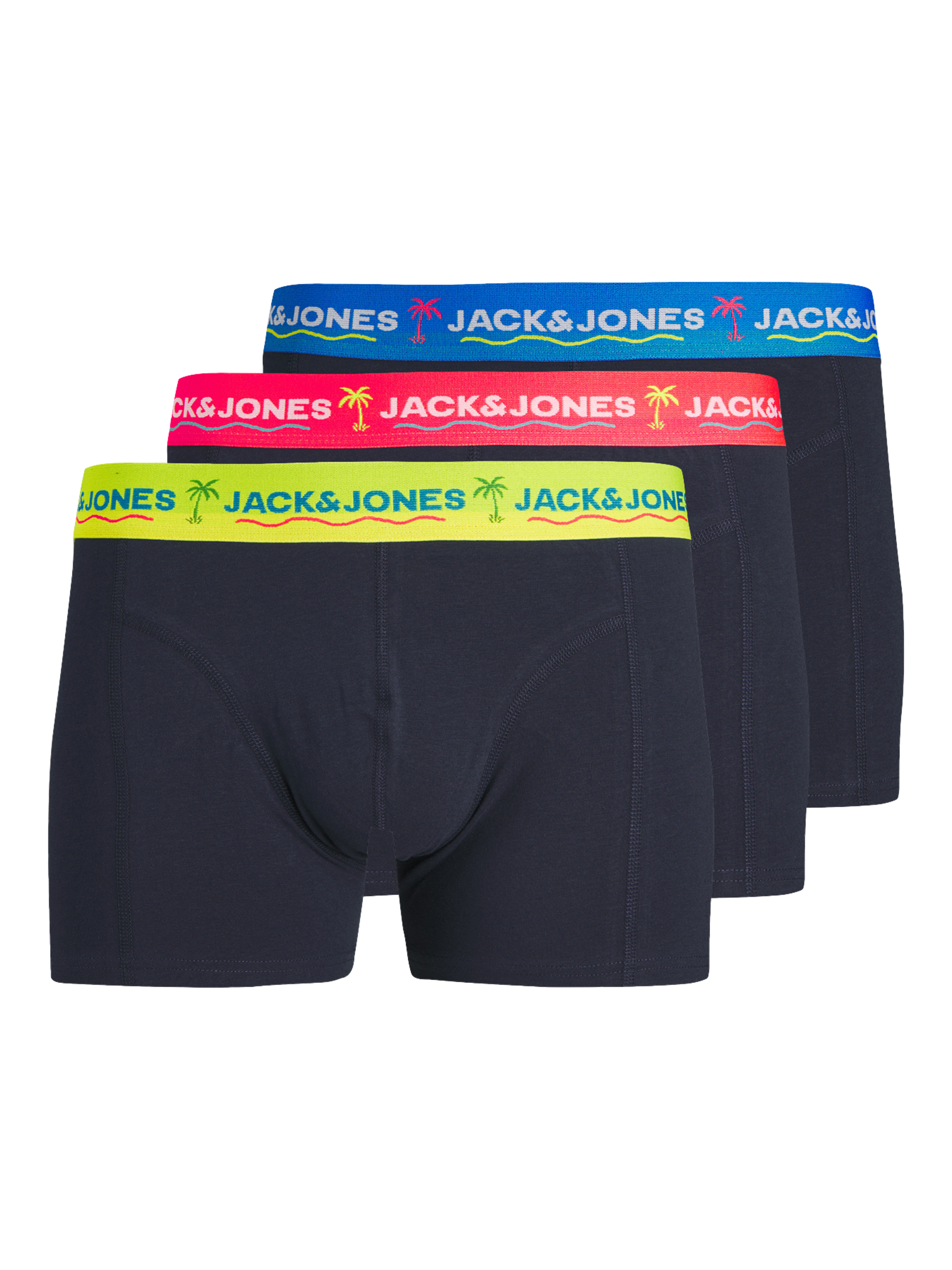 Jack & Jones Plus Size 3-pack Trunks - 12257403