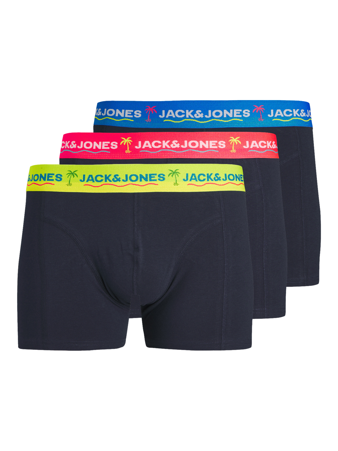 Jack & Jones Plus Size 3er-pack Boxershorts -Navy Blazer - 12257403