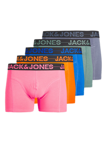Jack & Jones Plus Size Pack de 5 Boxers -Victoria Blue - 12257404