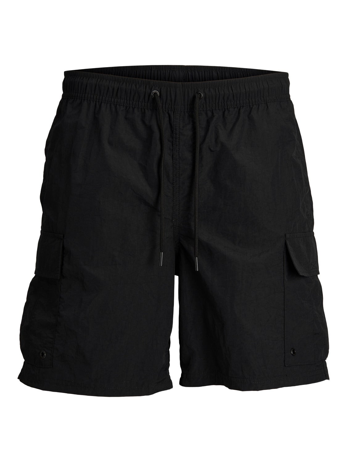 Regular Fit Badeshorts med normal passform For gutter | Sort 