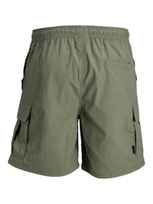 Jack & Jones Regular Fit Calções de banho Para meninos -Agave Green - 12257410