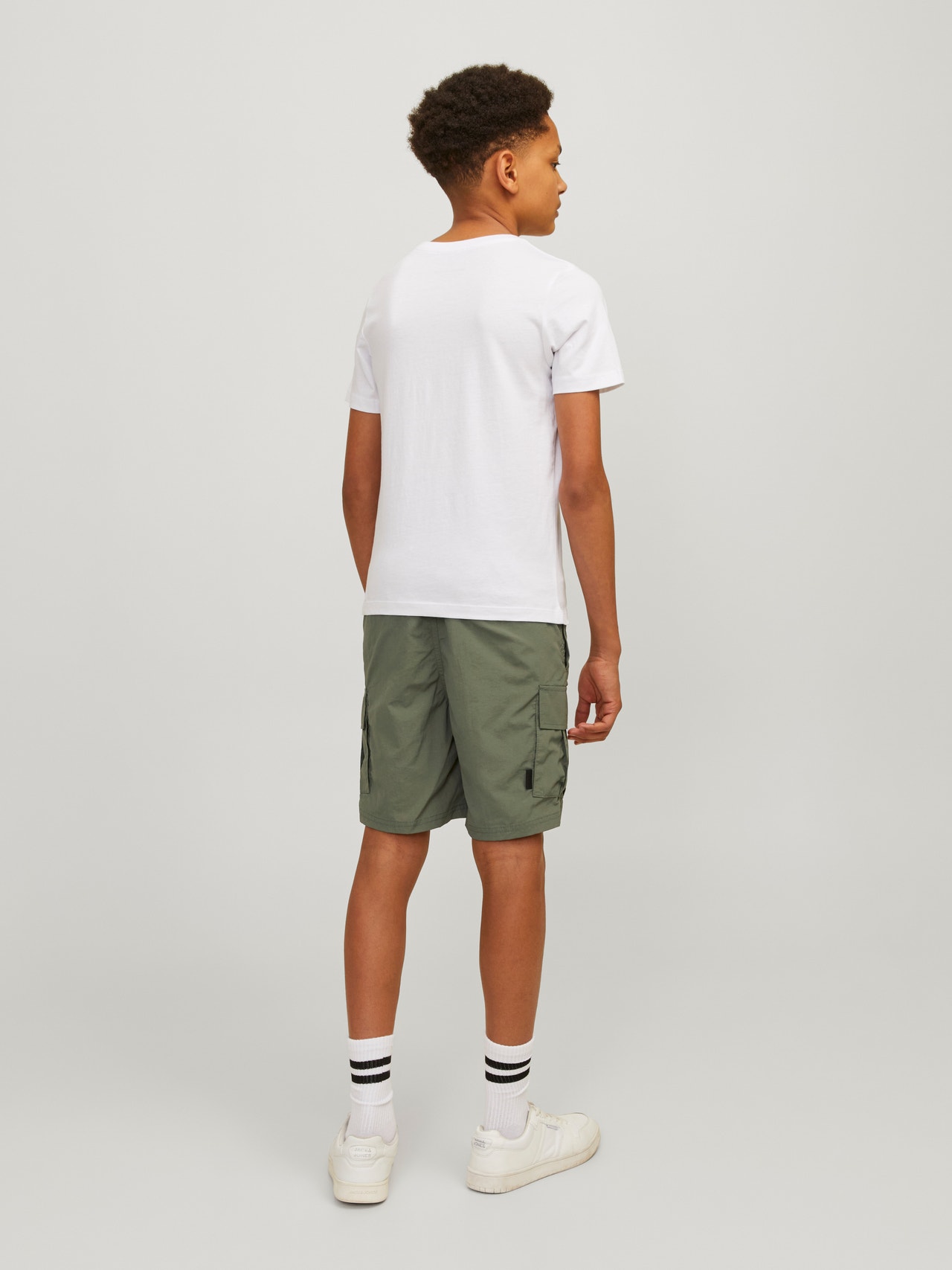 Jack & Jones Regular Fit Calções de banho Para meninos -Agave Green - 12257410