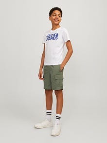 Jack & Jones Regular Fit Badshorts För pojkar -Agave Green - 12257410