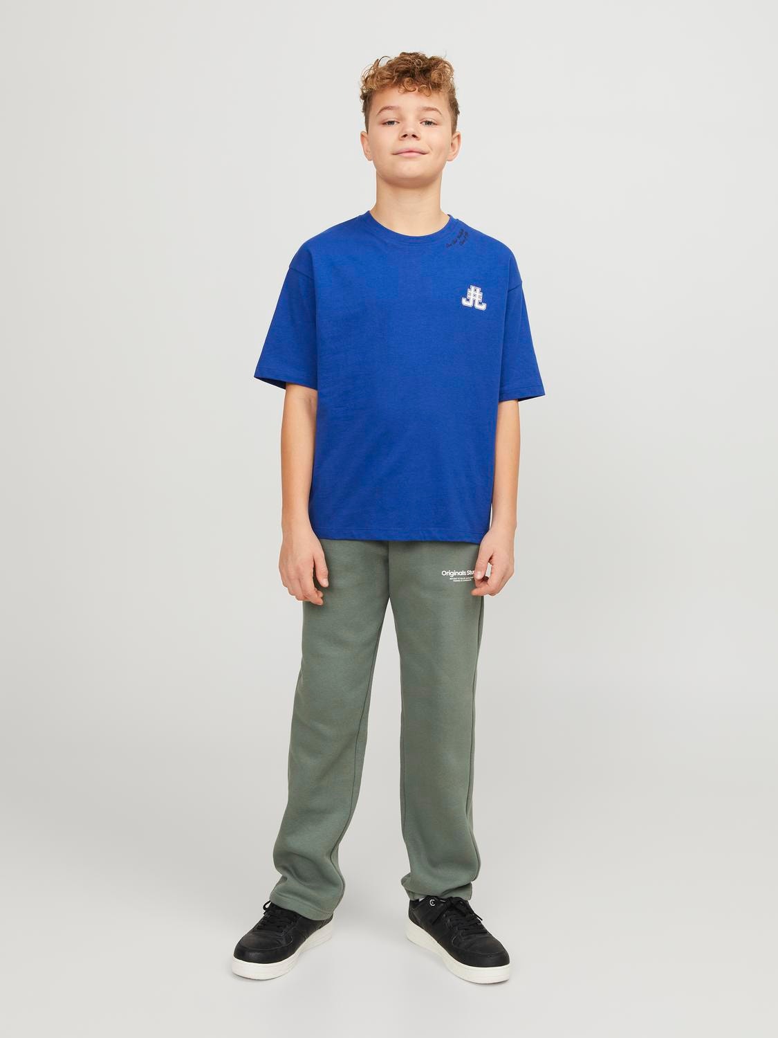 Jack & Jones Gedruckt T-shirt Mini -Mazarine Blue - 12257431