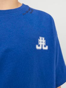 Jack & Jones Printed T-shirt Mini -Mazarine Blue - 12257431