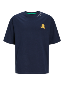 Jack & Jones Spausdintas raštas Marškinėliai Mini -Navy Blazer - 12257431