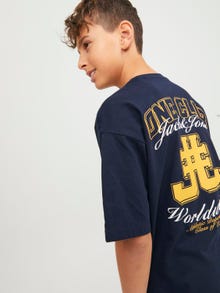 Jack & Jones Trykk T-skjorte Mini -Navy Blazer - 12257431