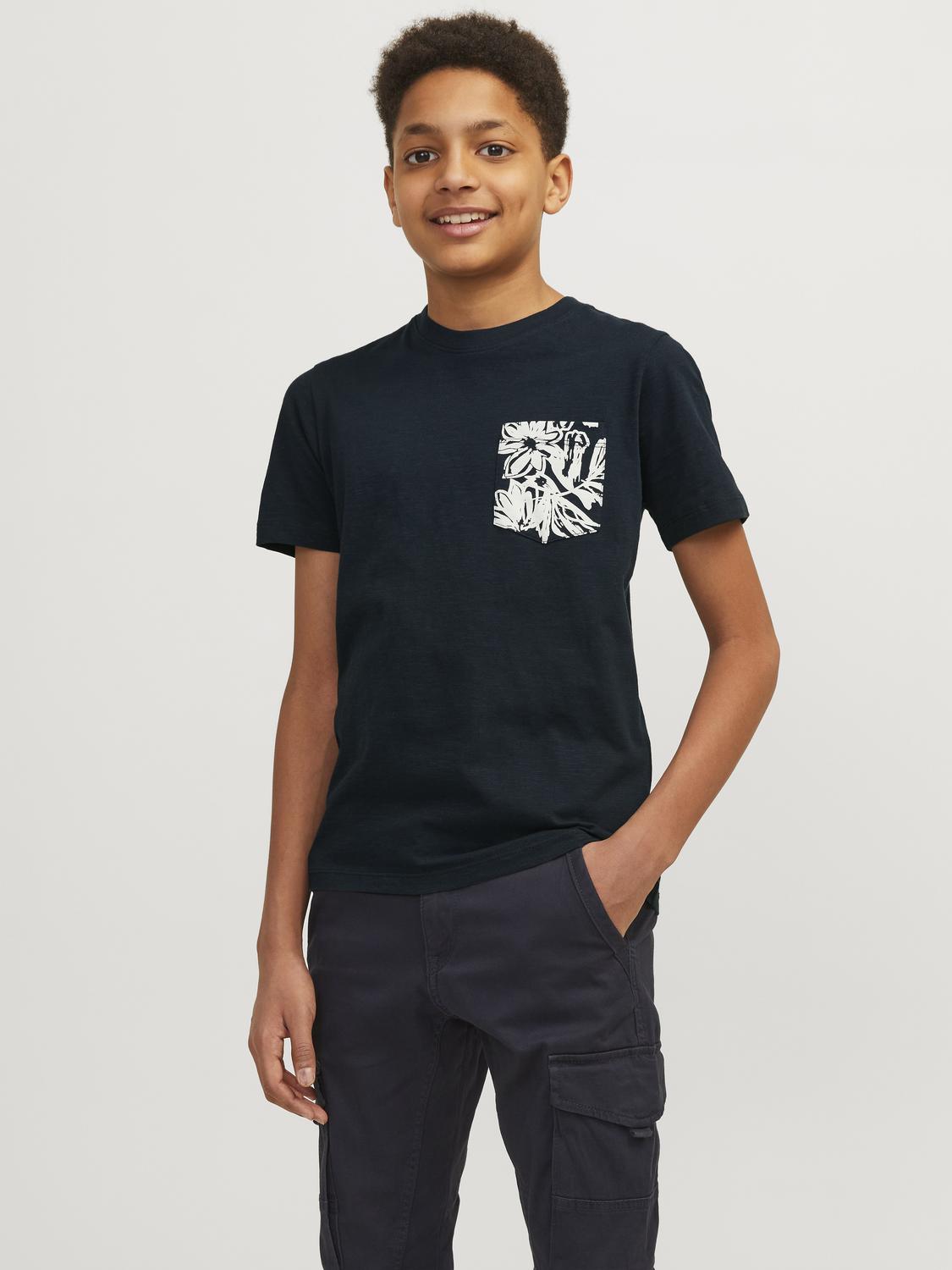 Jack & Jones Bedrukt T-shirt Mini -Sky Captain - 12257434