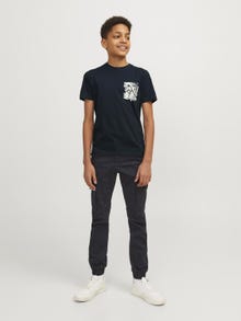Jack & Jones Printet T-shirt Mini -Sky Captain - 12257434