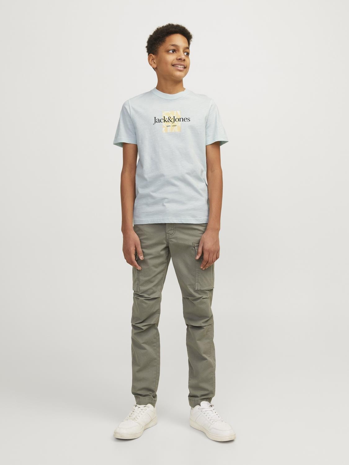 Jack & Jones Nadruk T-shirt Mini -Skylight - 12257435