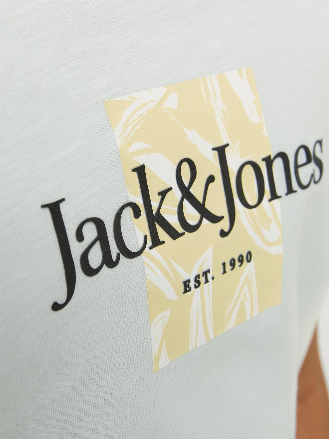 Jack & Jones Trykk T-skjorte Mini -Skylight - 12257435