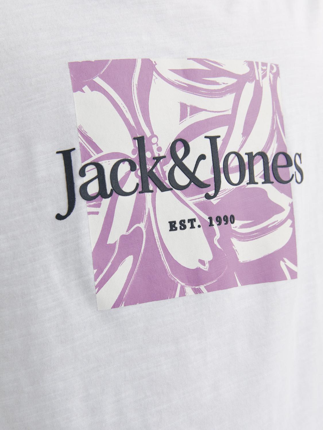 Jack & Jones T-shirt Imprimé Mini -Bright White - 12257435