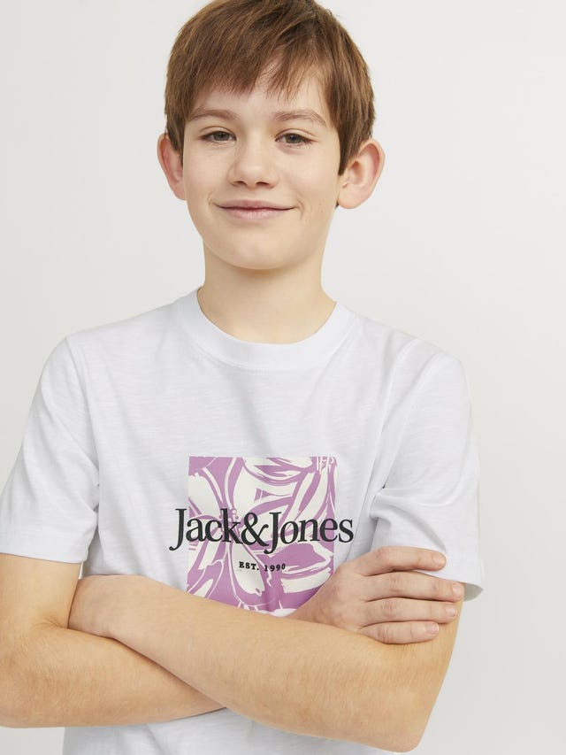 Jack & Jones Tryck T-shirt Mini - 12257435